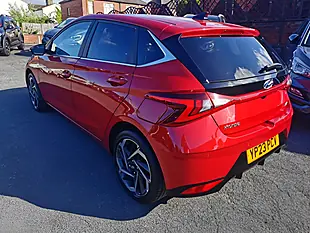 Used 2023 Hyundai I20 Premium Dragon Red - Interior and Exterior details 4