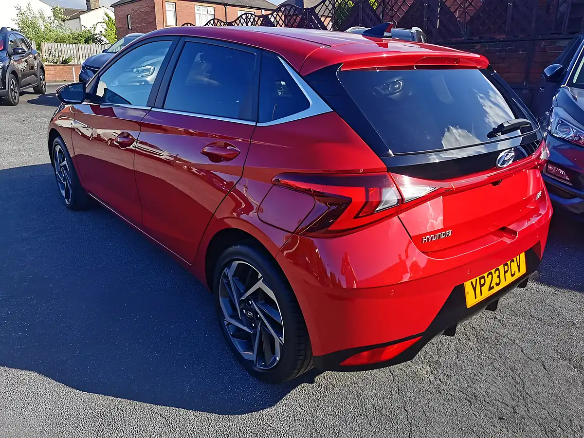 Used 2023 Hyundai I20 Premium Dragon Red - Interior and Exterior details 4
