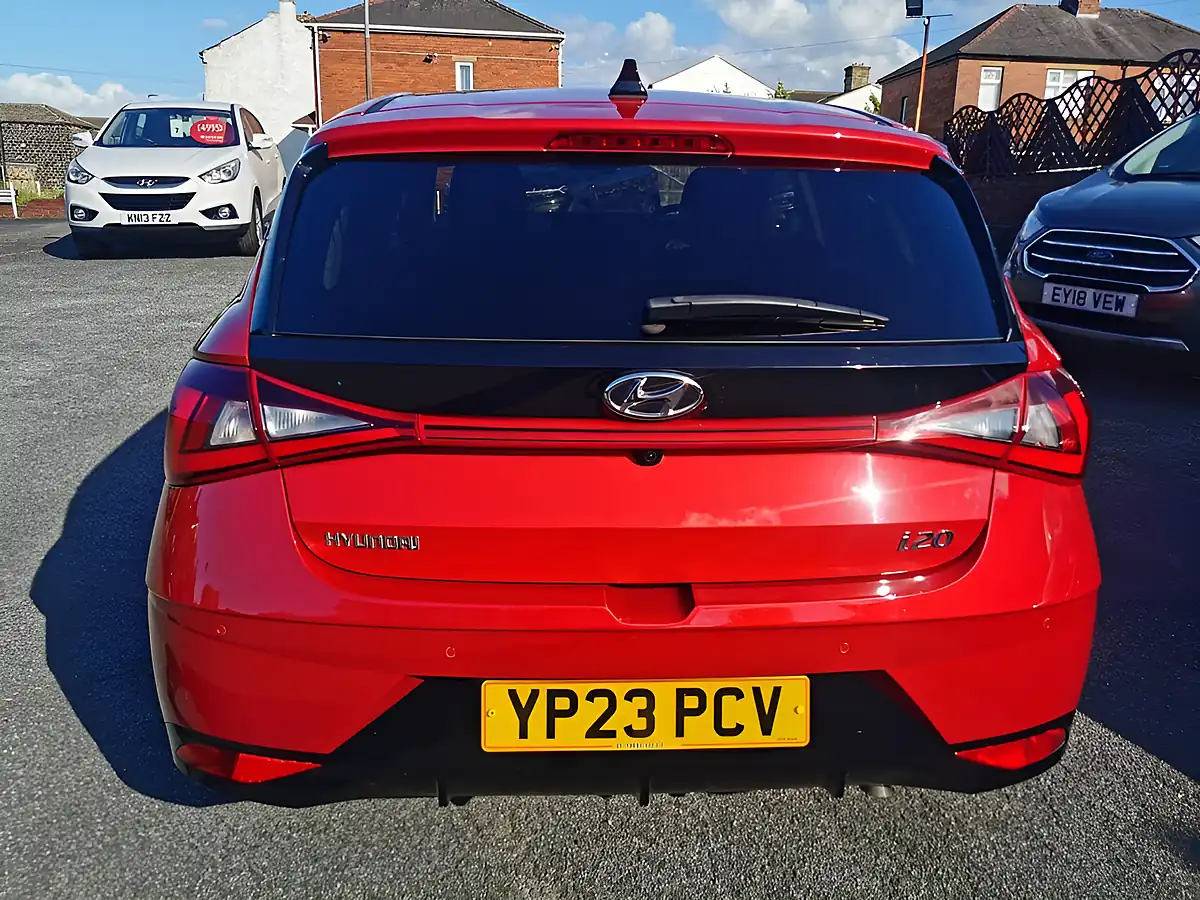 Used 2023 Hyundai I20 Premium Dragon Red - Interior and Exterior details 5