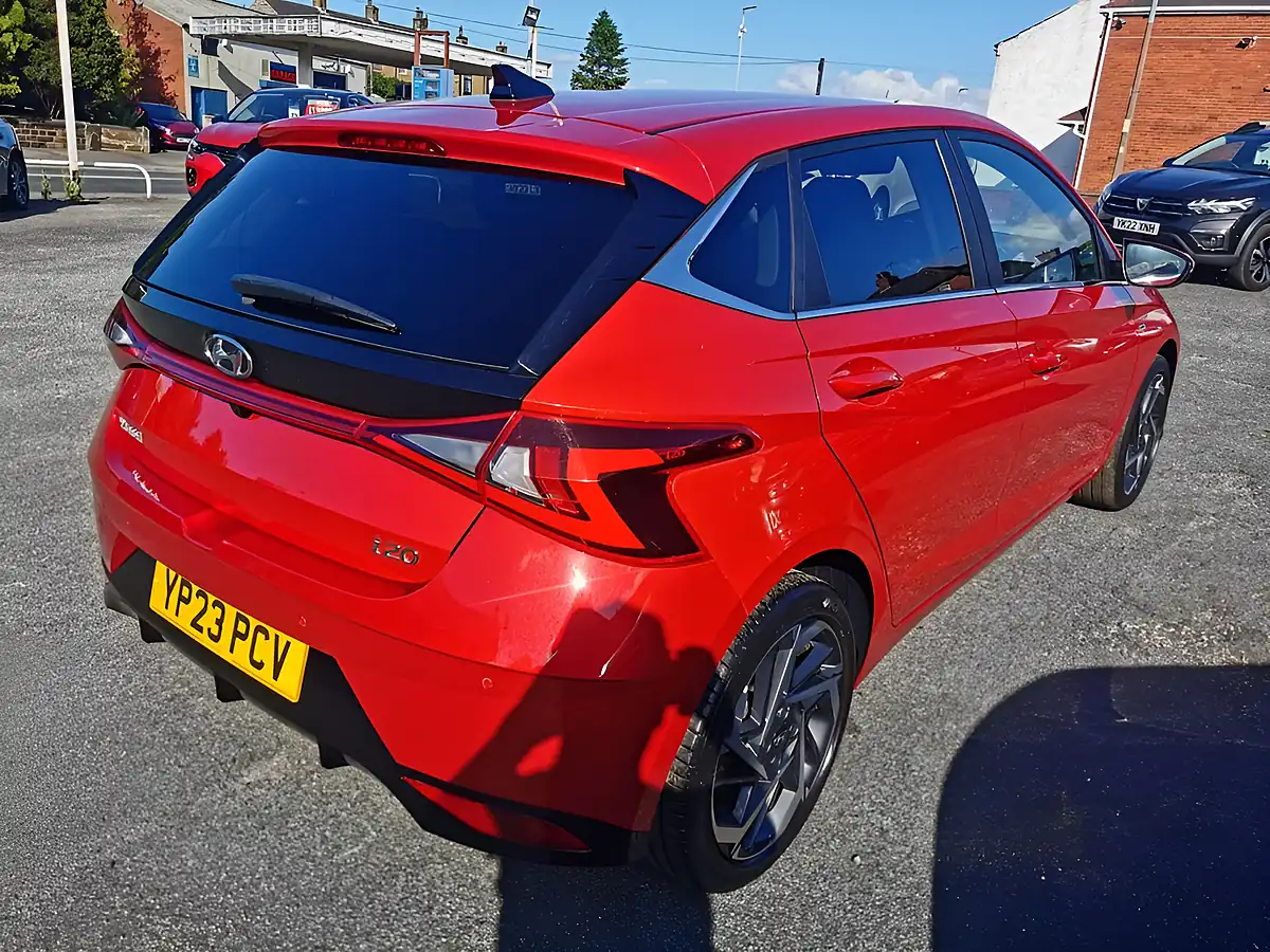 Used 2023 Hyundai I20 Premium Dragon Red - Interior and Exterior details 6