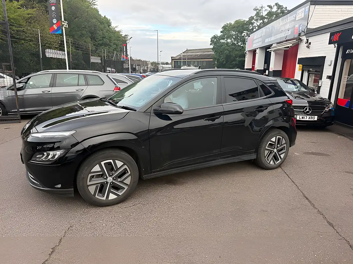 Used 2023 Hyundai Kona Premium Abyss Black - Interior and Exterior details 4