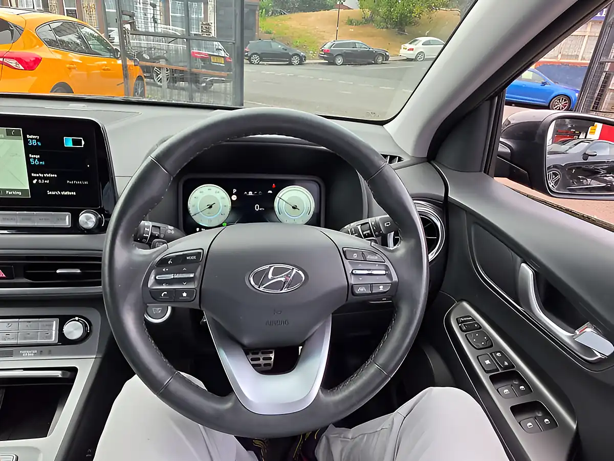 Used 2023 Hyundai Kona Premium Abyss Black - Interior and Exterior details 8