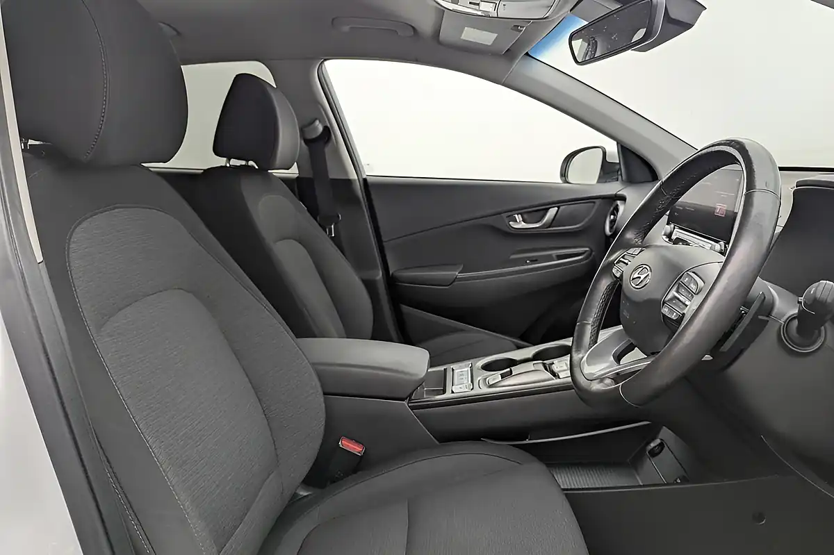 Used 2023 Hyundai Kona Premium Atlas White - Interior and Exterior details 2