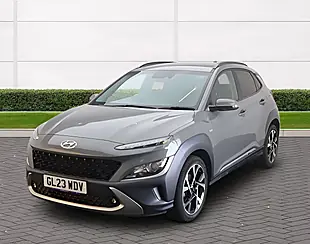 Used 2023 Hyundai Kona Premium Galactic Grey - Interior and Exterior details 2