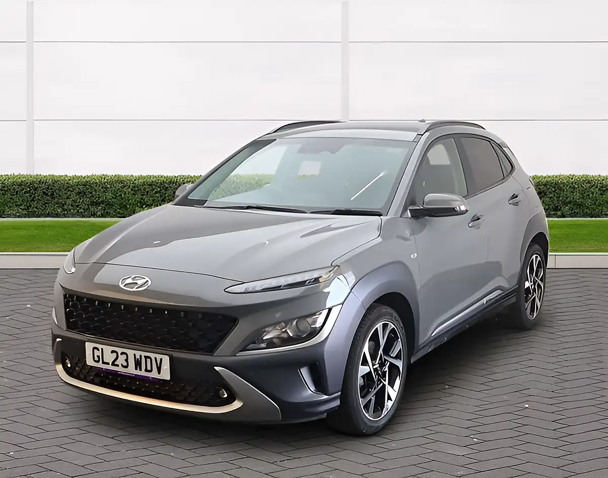 Used 2023 Hyundai Kona Premium Galactic Grey - Interior and Exterior details 2