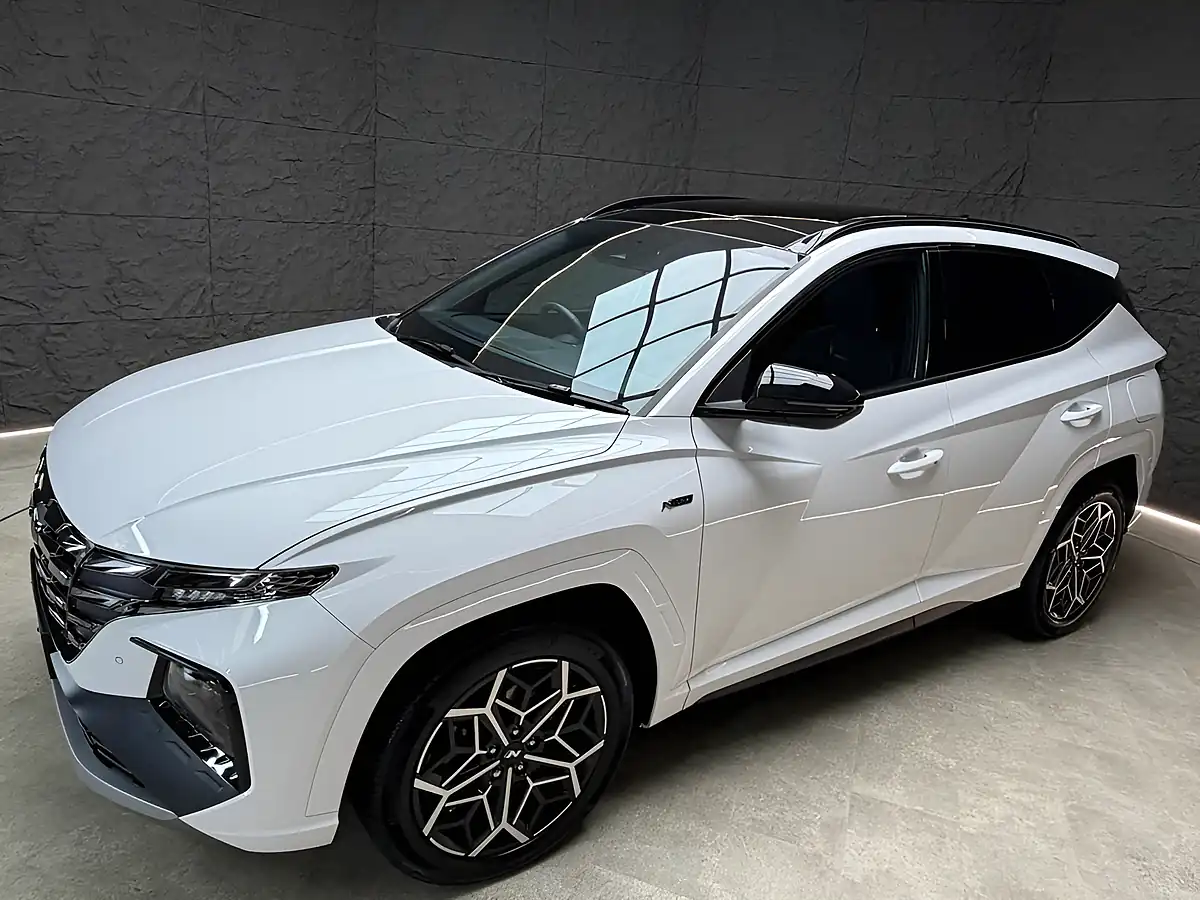 Used 2023 Hyundai Tucson N Line S White - Interior and Exterior details 13