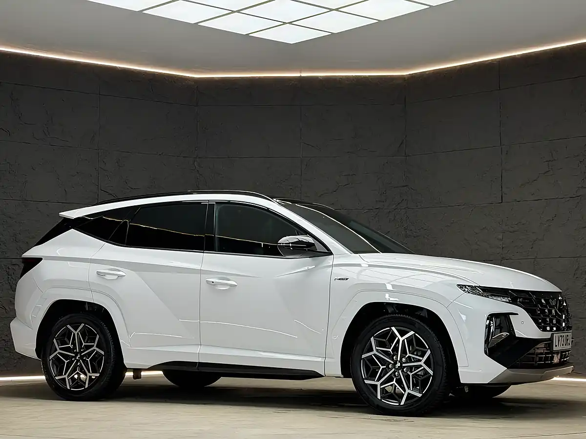 Used 2023 Hyundai Tucson N Line S White - Interior and Exterior details 17