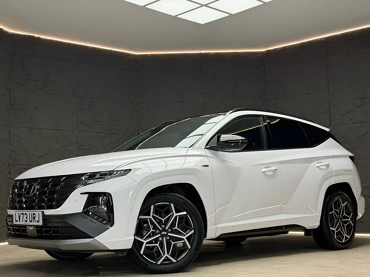 Used 2023 Hyundai Tucson N Line S White - Interior and Exterior details 3