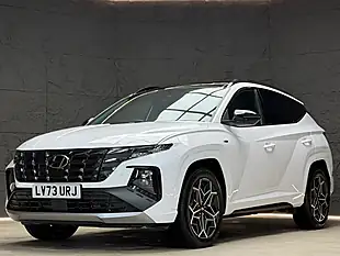 Used 2023 Hyundai Tucson N Line S White - Interior and Exterior details 7