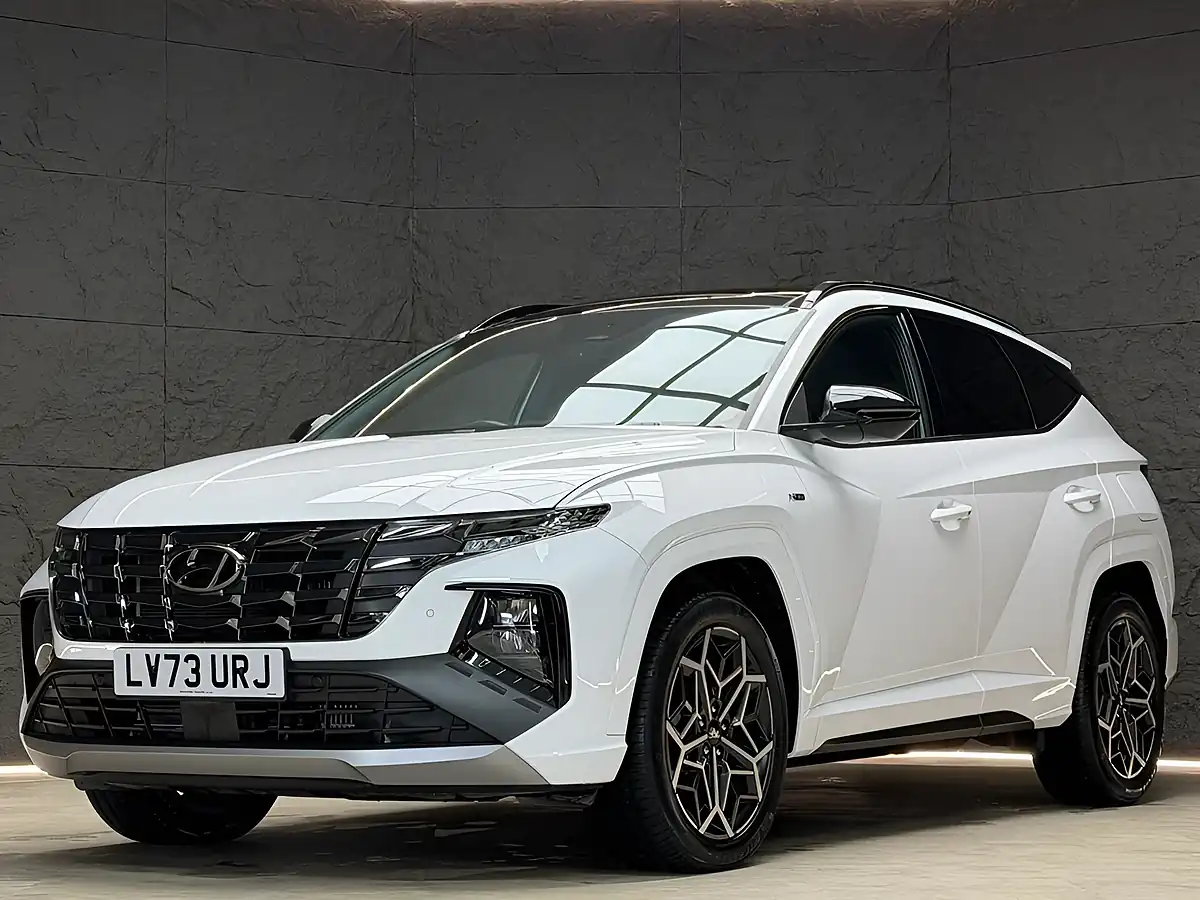 Used 2023 Hyundai Tucson N Line S White - Interior and Exterior details 7