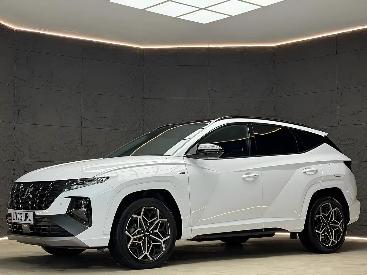 Used 2023 Hyundai Tucson N Line S White - Interior and Exterior details 9
