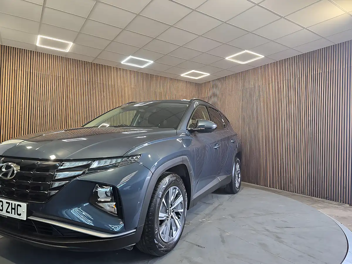 Used 2023 Hyundai Tucson Se Connect Blue - Interior and Exterior details 4