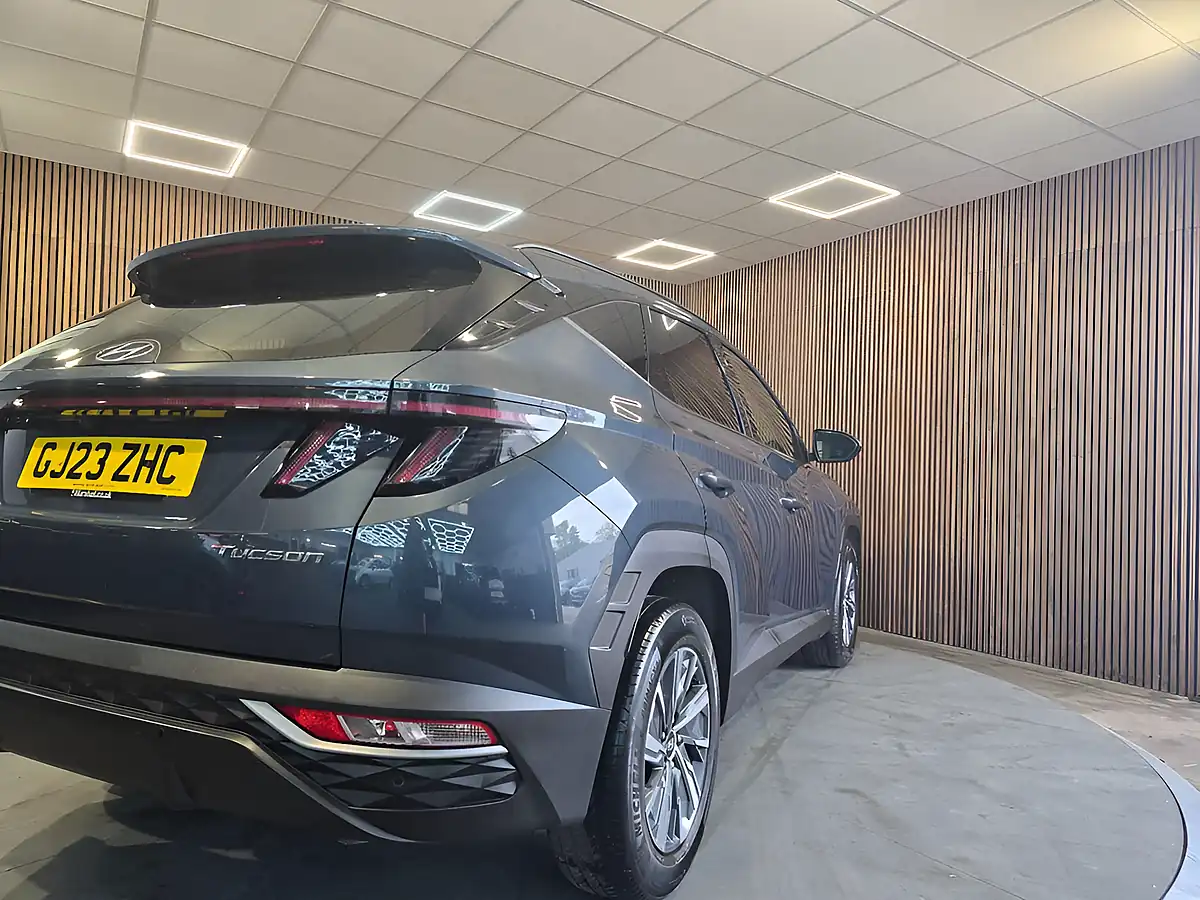 Used 2023 Hyundai Tucson Se Connect Blue - Interior and Exterior details 9