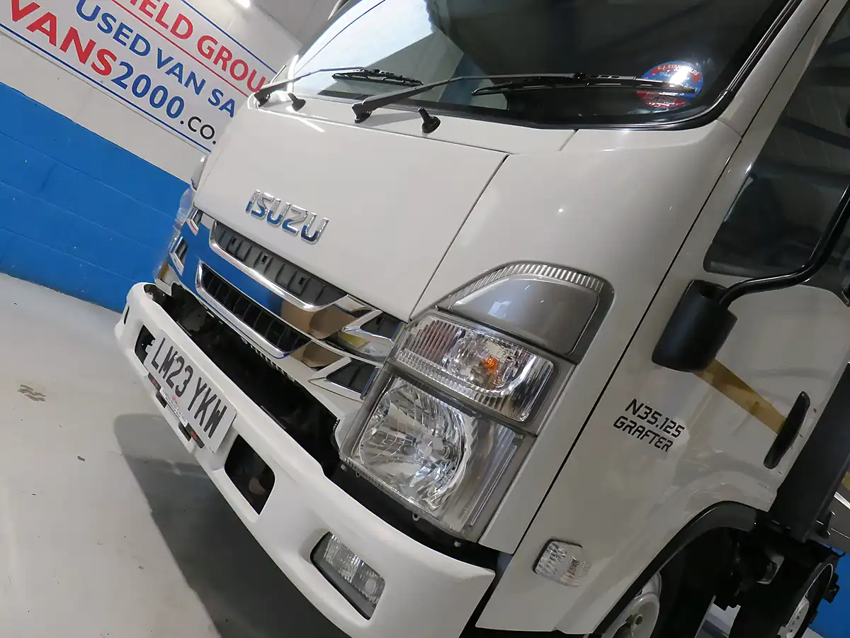 Used 2023 Isuzu Grafter Single Cab Tipper White - Interior and Exterior details 12