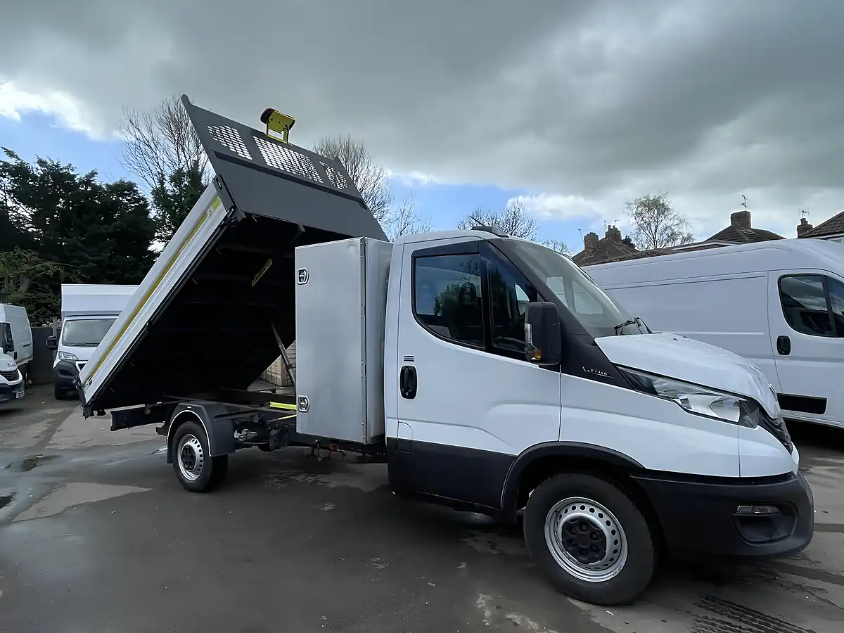Used 2023 Iveco Daily 35S14 11FT Tipper With Toolbox White - Interior and Exterior details 2
