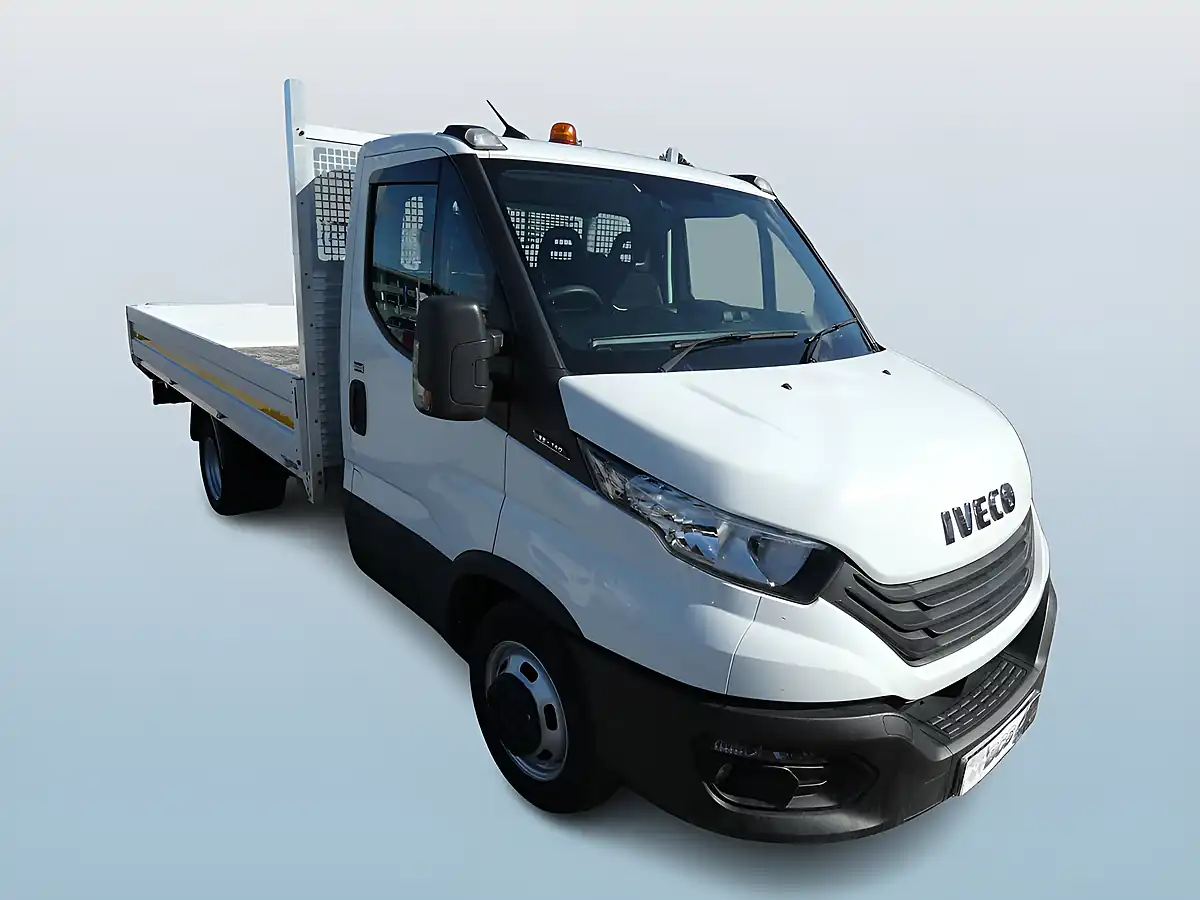 Used 2023 Iveco Daily Dropside Pickup White - Front View