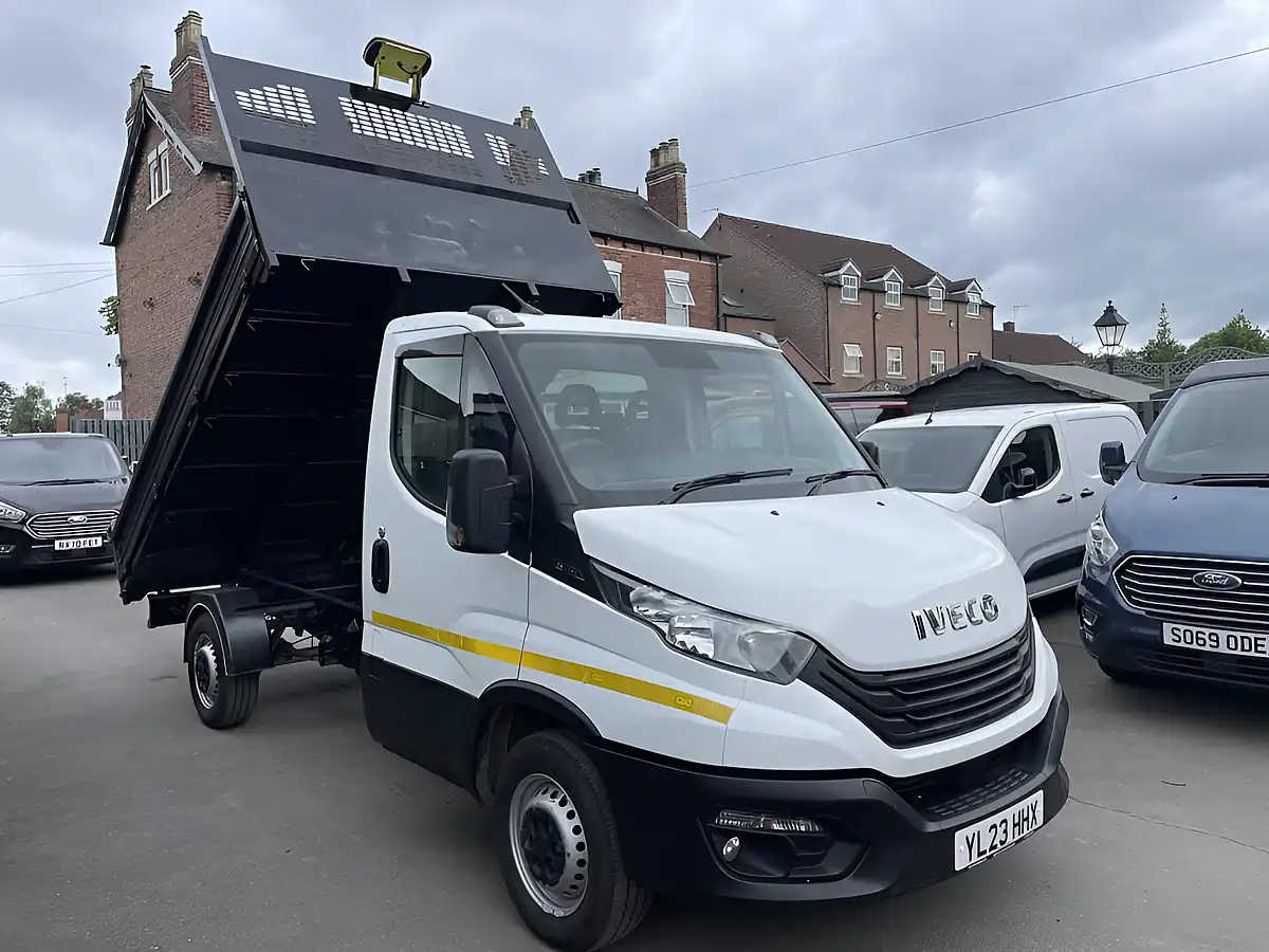 Used 2023 Iveco Daily Single Cab Tipper White - Front View