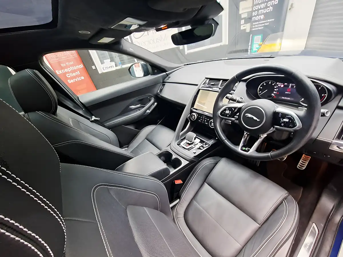 Used 2023 Jaguar E-Pace R-Dynamic Black Blue - Interior and Exterior details 9