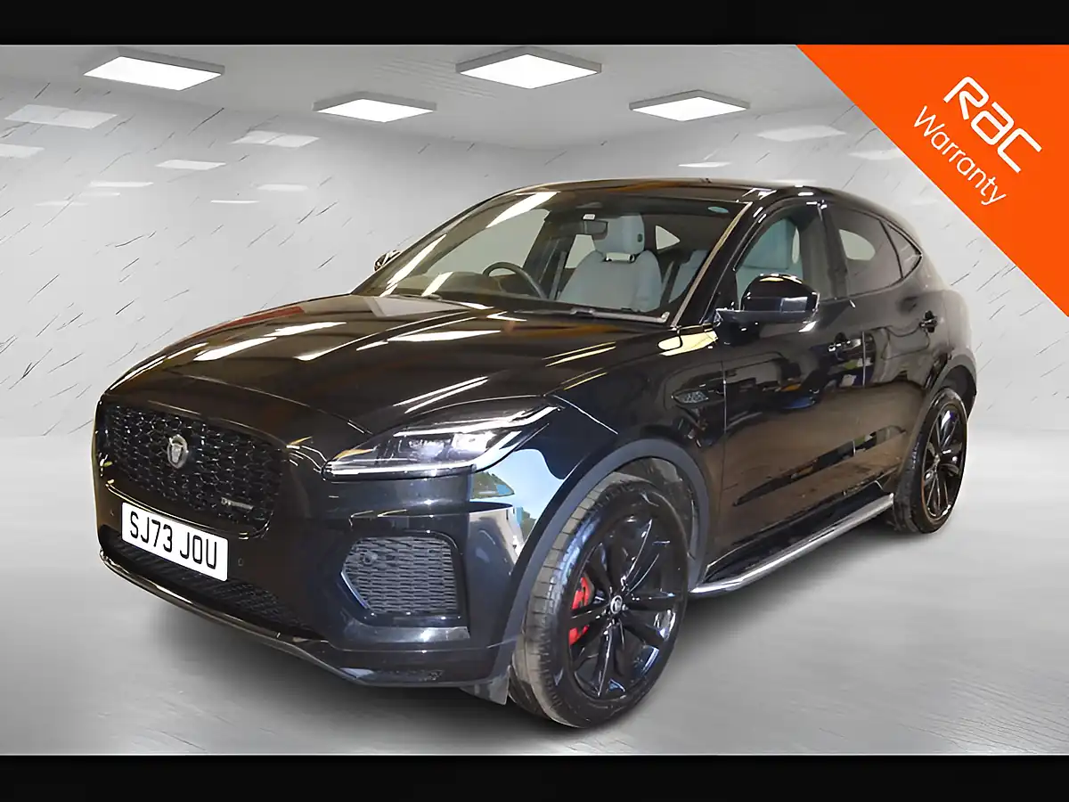 Used 2023 Jaguar E-Pace R-Dynamic Se Santorini Black - Front View