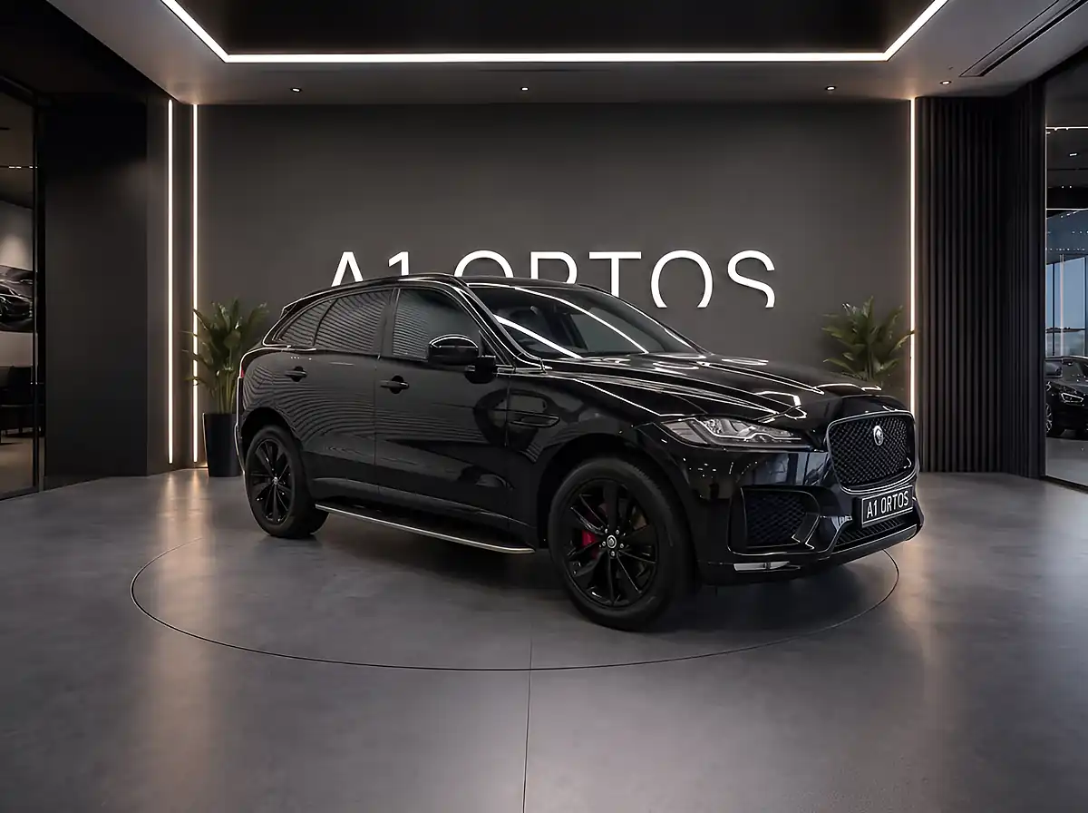 Used 2023 Jaguar F-Pace R-Dynamic Se Black Black - Front View