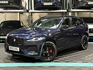 Used 2023 Jaguar F-Pace R-Dynamic Se Black Blue - Interior and Exterior details 5