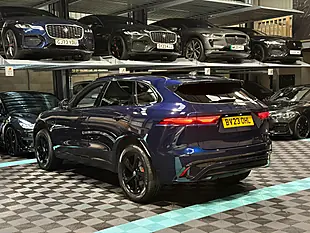 Used 2023 Jaguar F-Pace R-Dynamic Se Black Blue - Interior and Exterior details 7