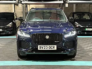 Used 2023 Jaguar F-Pace R-Dynamic Se Black Blue - Interior and Exterior details 4