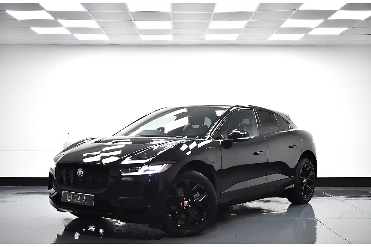 Used 2023 Jaguar I-Pace Black Black - Front View