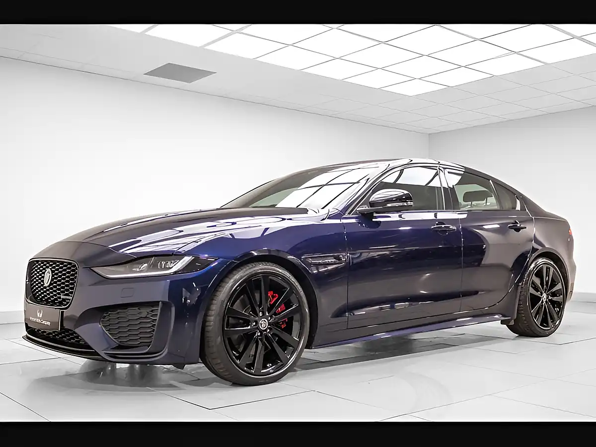 Used 2023 Jaguar Xe R-Dynamic S Portofino Blue - Interior and Exterior details 3