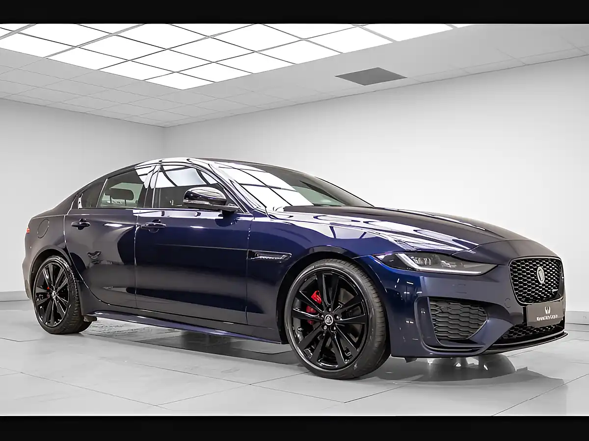 Used 2023 Jaguar Xe R-Dynamic S Portofino Blue - Interior and Exterior details 8