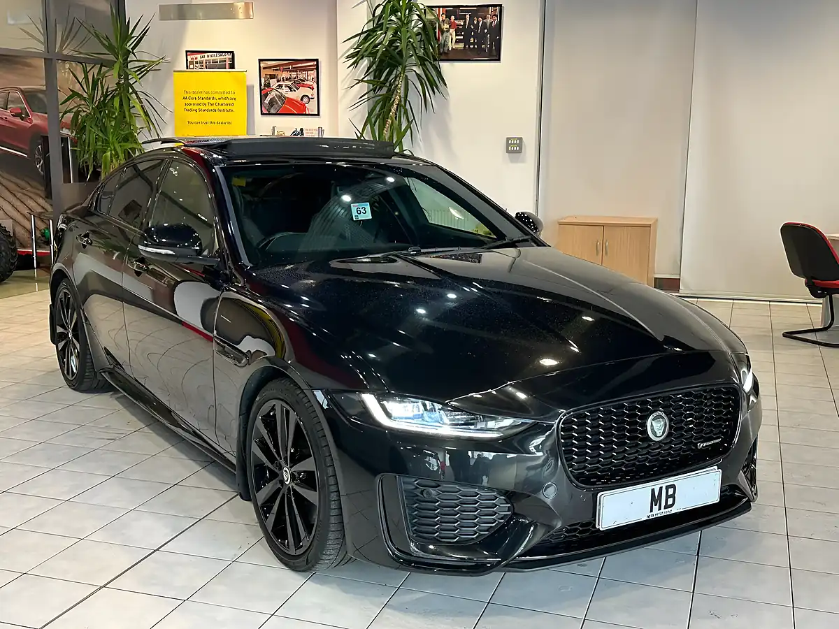 Used 2023 Jaguar Xe R-Dynamic Se Black Black - Interior and Exterior details 2