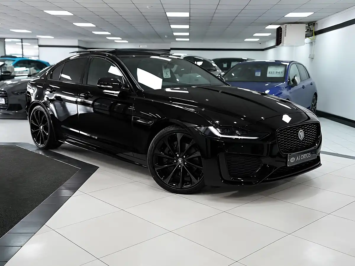 Used 2023 Jaguar Xe R-Dynamic Se Santorini Black - Interior and Exterior details 19