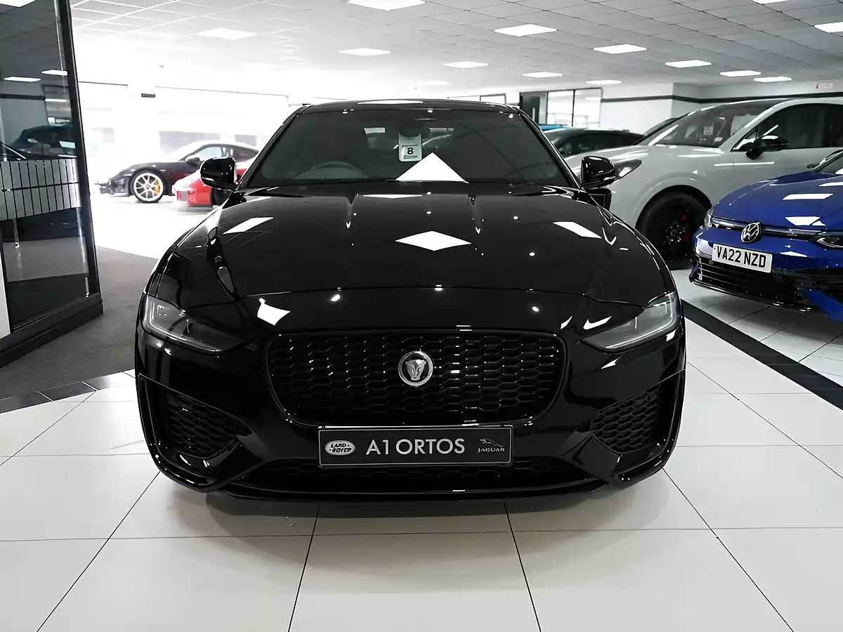 Used 2023 Jaguar Xe R-Dynamic Se Santorini Black - Interior and Exterior details 2