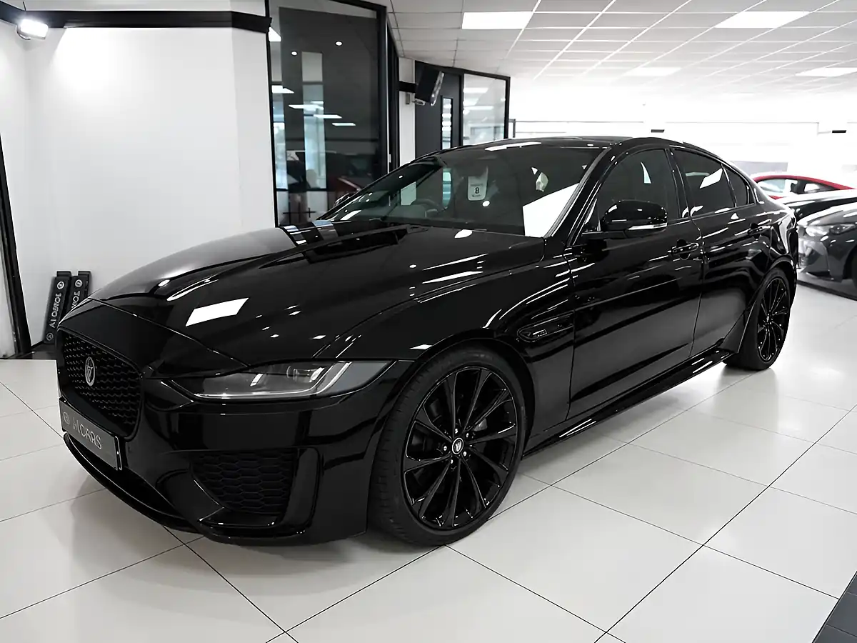 Used 2023 Jaguar Xe R-Dynamic Se Santorini Black - Interior and Exterior details 4