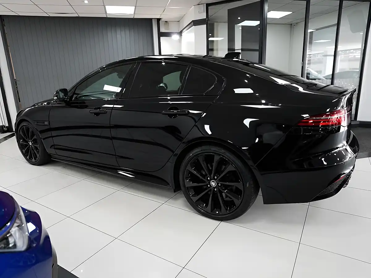 Used 2023 Jaguar Xe R-Dynamic Se Santorini Black - Interior and Exterior details 5
