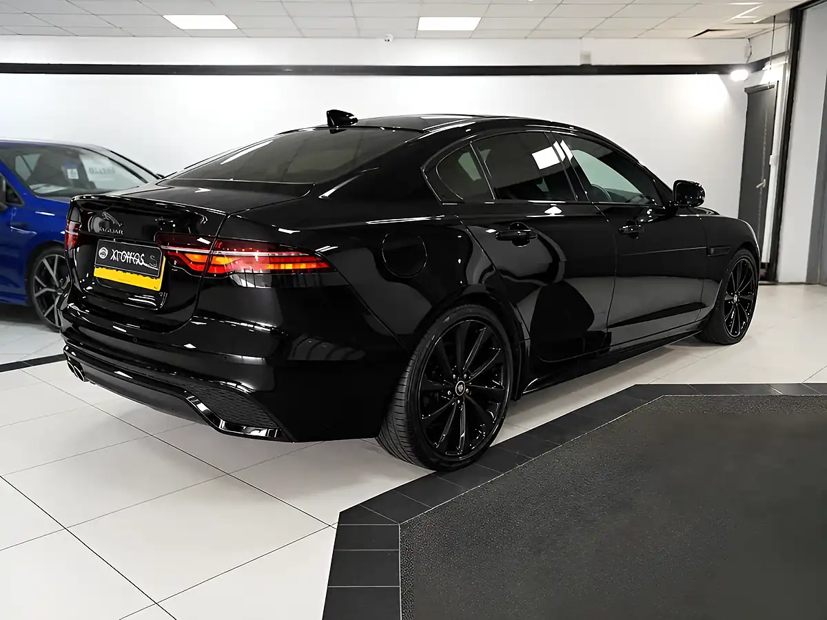Used 2023 Jaguar Xe R-Dynamic Se Santorini Black - Interior and Exterior details 7