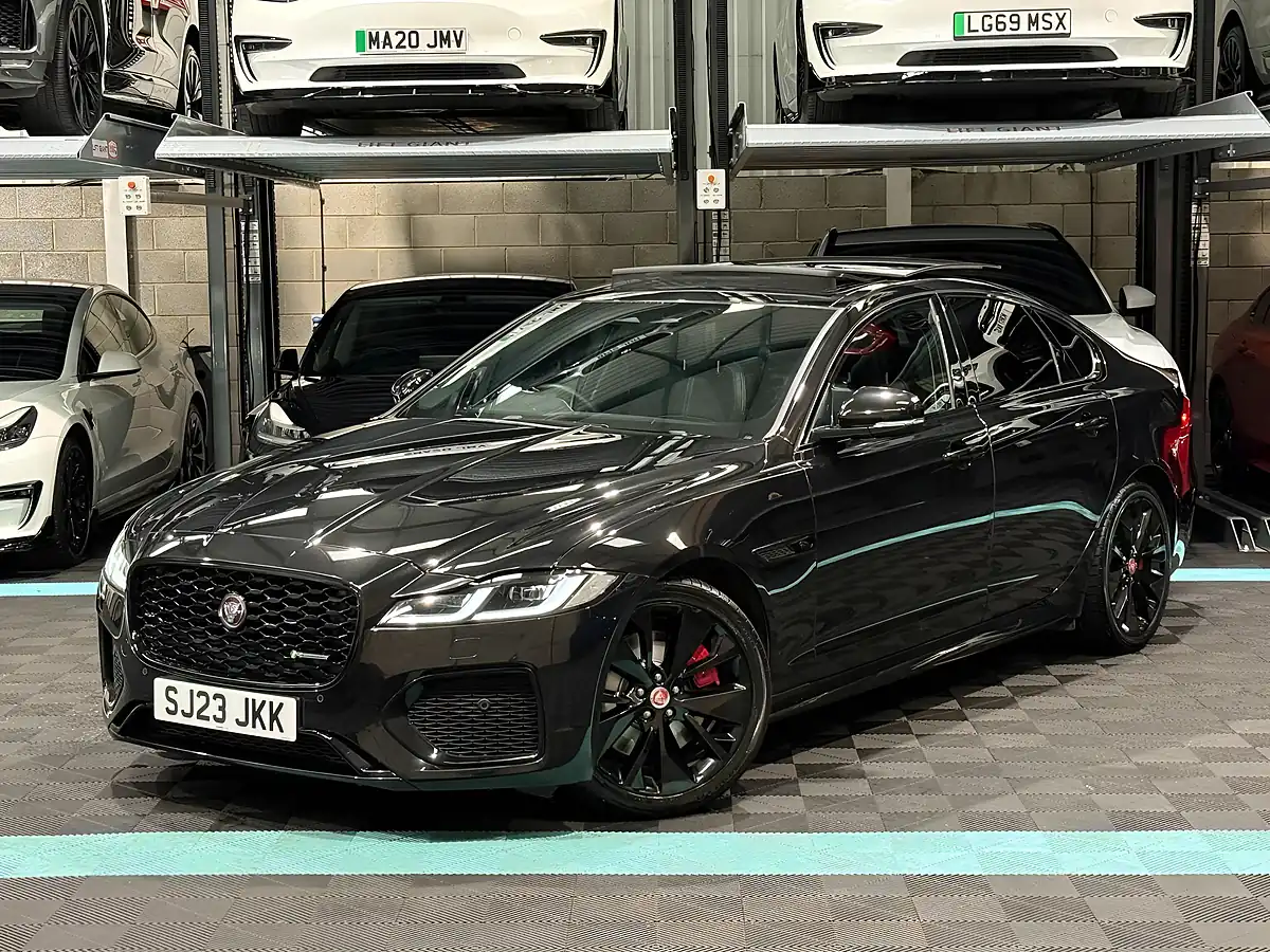 Used 2023 Jaguar Xf R-Dynamic Black Black - Interior and Exterior details 5