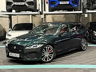Used 2023 Jaguar Xf R-Dynamic Se Black Sportbrake British Racing Green - Interior and Exterior details 5