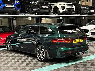 Used 2023 Jaguar Xf R-Dynamic Se Black Sportbrake British Racing Green - Interior and Exterior details 7