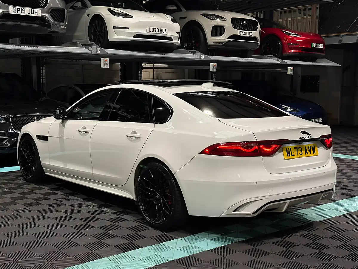 Used 2023 Jaguar Xf R-Dynamic Se Black White - Interior and Exterior details 7