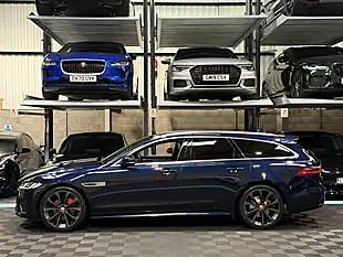 Used 2023 Jaguar Xf R-Dynamic Se Sportbrake Blue - Interior and Exterior details 6