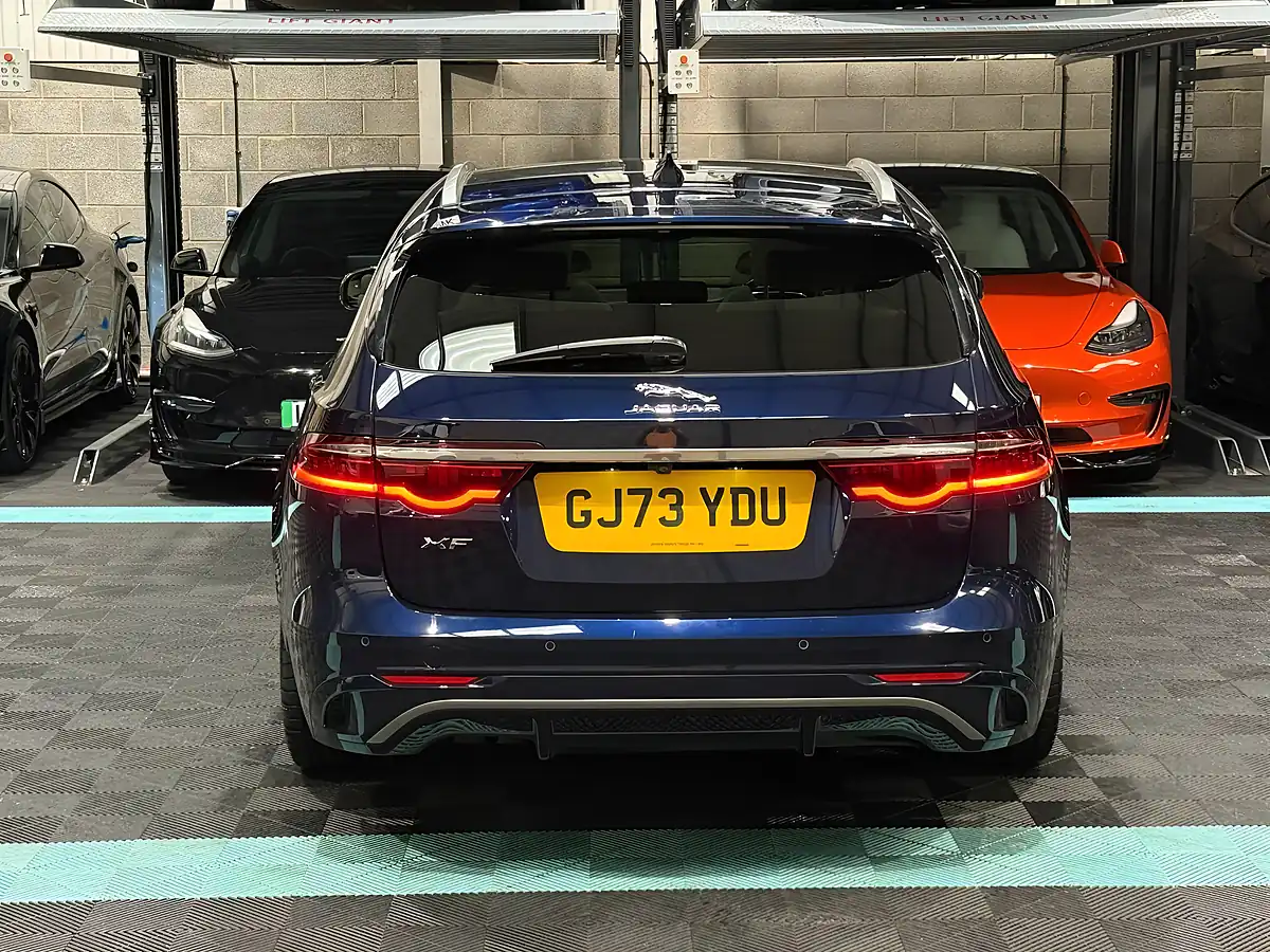 Used 2023 Jaguar Xf R-Dynamic Se Sportbrake Blue - Interior and Exterior details 8