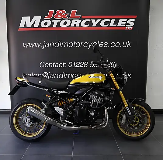 2023 Kawasaki Z900 RS Yellow Ball