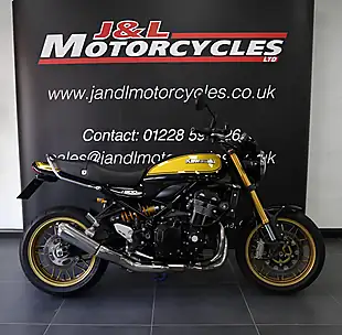 Used 2023 Kawasaki Z900 RS Yellow Ball Black/Yellow - Interior and Exterior details 2