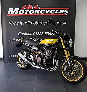 Used 2023 Kawasaki Z900 RS Yellow Ball Black/Yellow - Interior and Exterior details 4