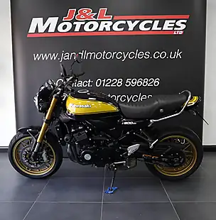 Used 2023 Kawasaki Z900 RS Yellow Ball Black/Yellow - Interior and Exterior details 6