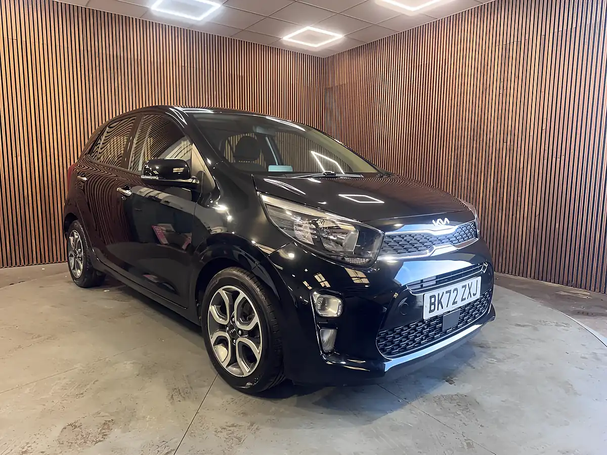 Used 2023 Kia Picanto 3 Black - Front View