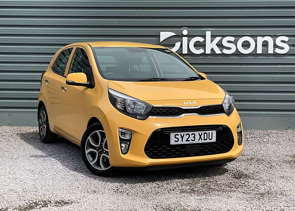 Used 2023 Kia Picanto 3 Yellow - Front View