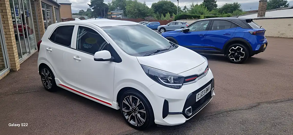 Used 2023 Kia Picanto GT-Line White - Interior and Exterior details 3