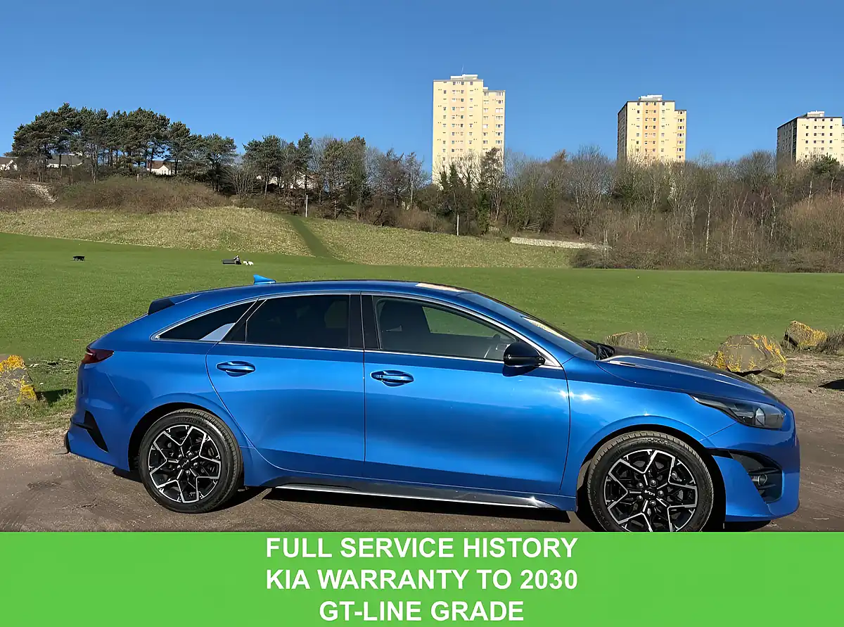 Used 2023 Kia Proceed GT-Line Shooting Brake Blue - Front View